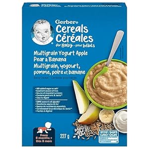 GERBER® Stage 3 Multigrain Yogurt Apple Pear Banana Baby Cereal 227 g