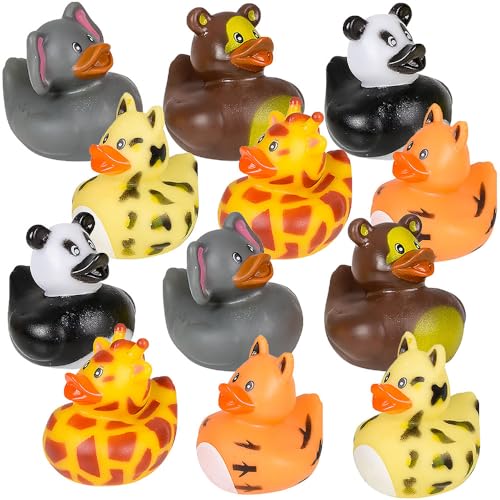 Rhode Island Novelty 2' Zoo Animal Rubber Duckies