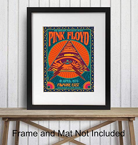 Yellowbird Art & Design Concert Posters - 8X10 Retro Vintage Music Poster - Pshycadellic Room - Wall Art For Teen Room Decor thumb #2