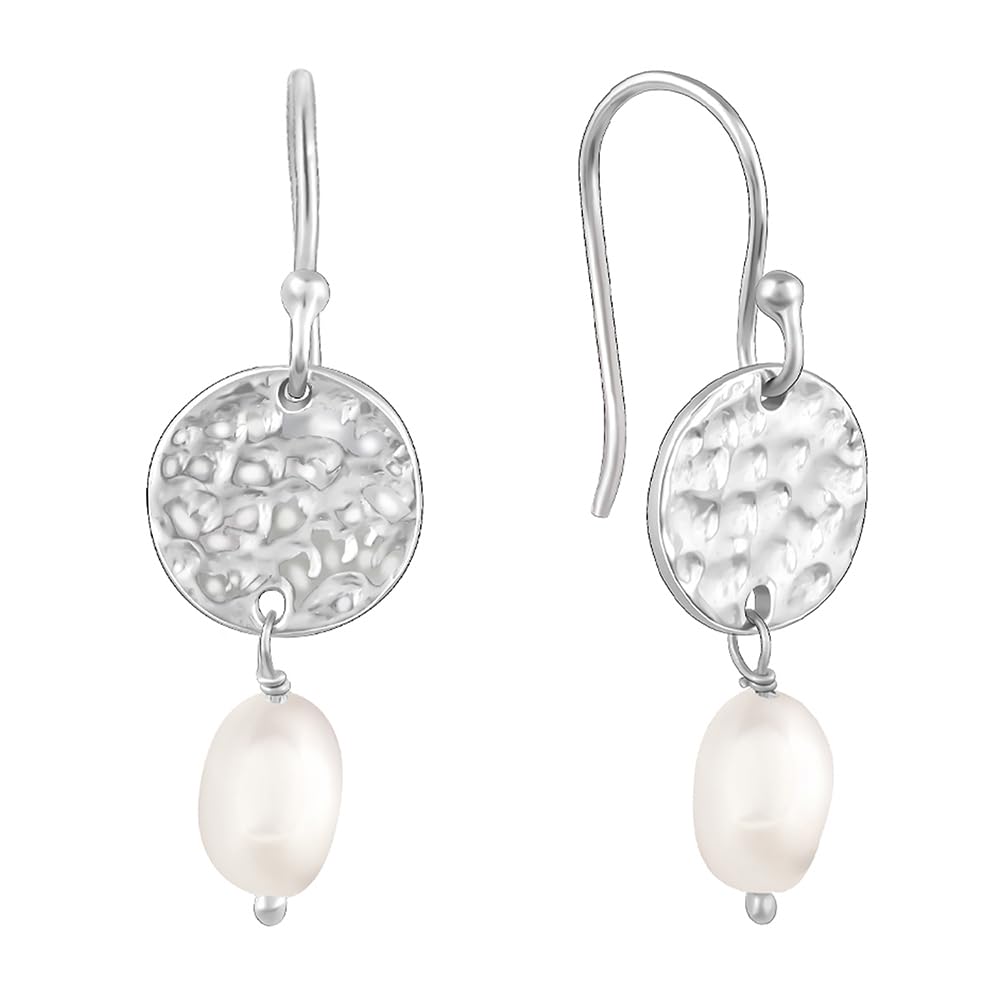 GIVA 925 Silver Hammered Earrings| Drops to Gift Women & Girls | With Certificate of Authenticity and 925 Stamp | 6 Months Warranty* (B0CJVBLSSD) Amazon Price History, Amazon Price Tracker