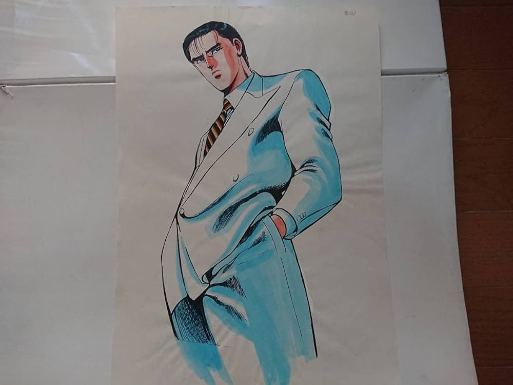 檜垣 憲朗 直筆カラー 原画 原稿 【ジ・ゴ・ロ】青年マンガ Amazon.co.jp: 檜垣憲朗直筆カラー原画原稿[ジゴロ/ジゴロ3] 1枚