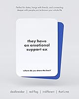 Vista 7 de Banderas rojas & Rompedores de acuerdos 180 Juego de cartas de citas rápidas