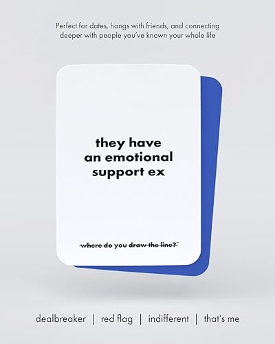 Miniatura 7 de Banderas rojas & Rompedores de acuerdos 180 Juego de cartas de citas rápidas