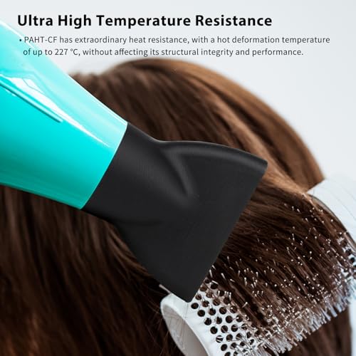 Image of Carbon Fiber Reinforced PPA Nylon, Low Moisture Sensitive Reinforced PPA-CF 3D Printer Filament, Carbon Fiber Filament for Industrial Engineering Printing, 1kg (2.2lbs) Spools