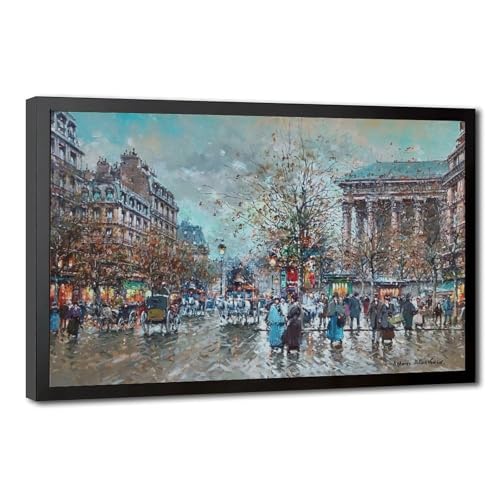 Impression sur toile Paris La Madeleine Blanchard | Cadre déco bureau 30x45