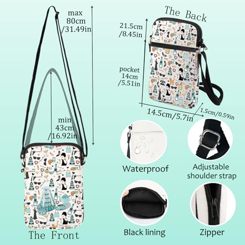 LEVLO Holly Golightly Crossbody Bag Holly & Paul Fans Gift Holly Classic Movies Shoulder Bag Holly Golightly Merch2