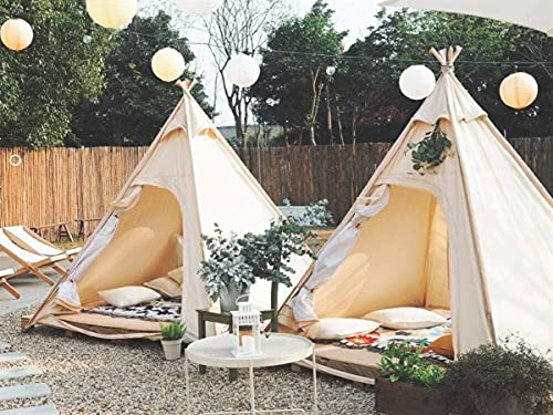 7'x7' Cotton Canvas Bell Teepee Tent
