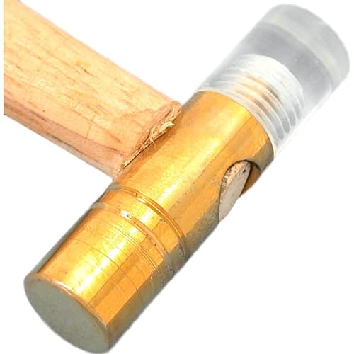 2 Metalworking Brass Dual Head Hammers Goldsmith Tools #TOP4