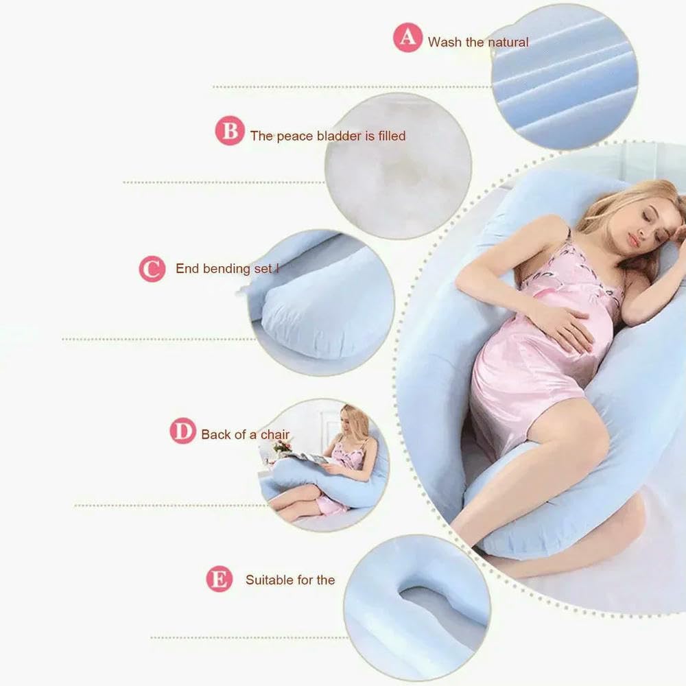JJDFW - Almohada de lactancia para mujeres embarazadas, cojín de lactancia para mujeres embarazadas, colchón en forma de U