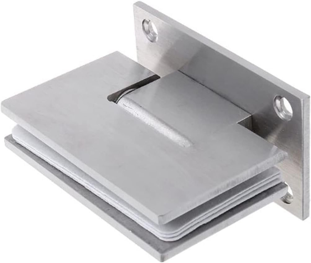 Bisagras para puerta de cristal Bisagras for puertas de 8 a 12 mm for baño, soporte sin marco for puertas de ducha, bisagras for puertas montadas en la pared, plantilla for bisagras de puertas