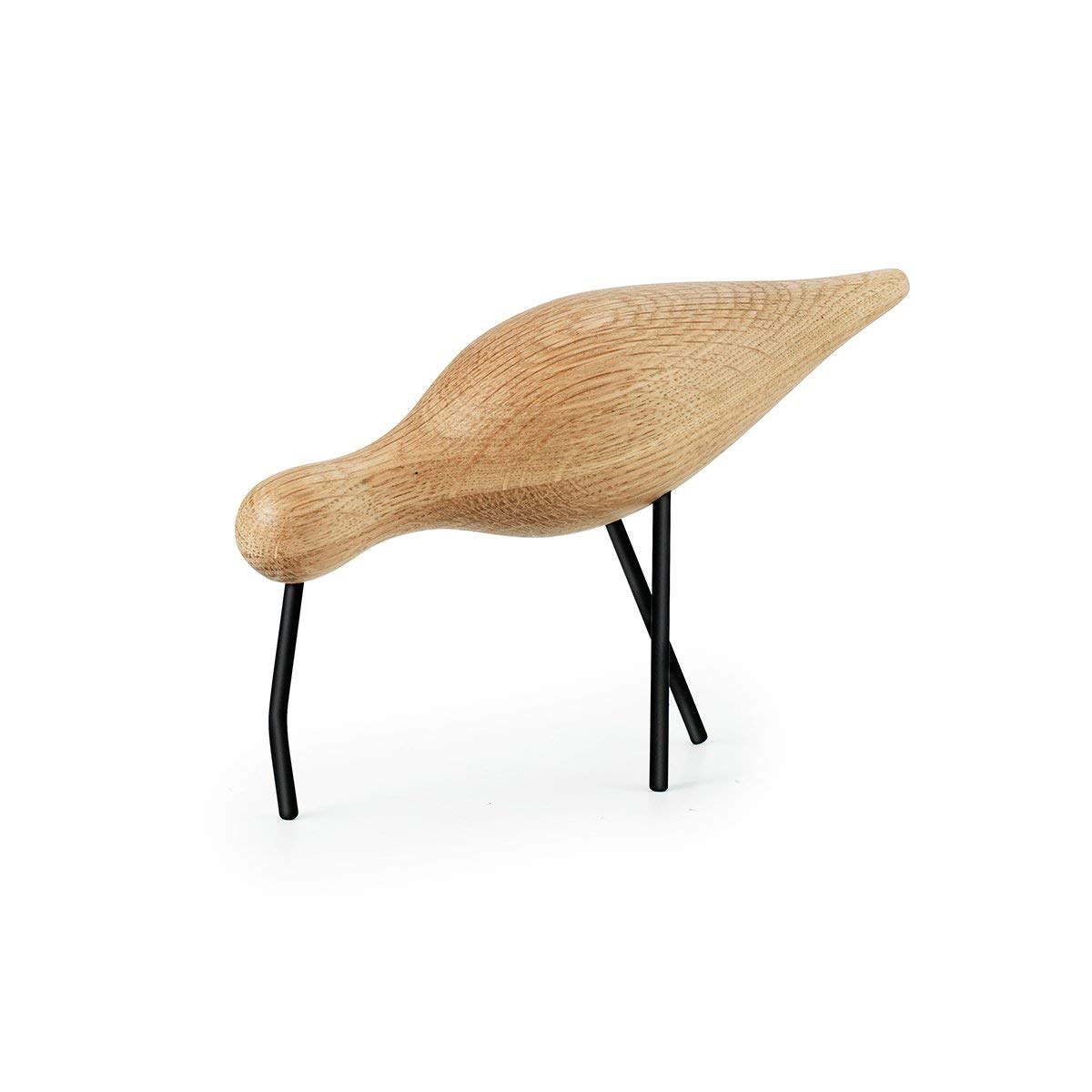 Normann Copenhagen 100159 Holzvogel Shorebird groß, schwarz