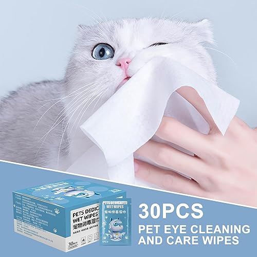 Lenços para Cachorros,de olhos de cachorro - Recipiente selado para toalhetes para animais de estima