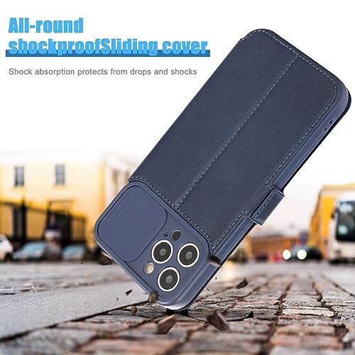 Étui en cuir vert pour iPhone 12 Pro avec clapet de protection - 6