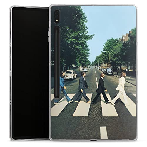 DeinDesign Coque en Silicone Compatible avec Samsung Galaxy Tab S8 Plus Coque Coque pour Tablette Abbey Road The Beatles… - Les Beatles, Paul McCartney, John Lennon, RIngo Starr, George Harrison DeinDesign Coque en Silicone Compatible avec Samsung Galaxy Tab S8 Plus Coque Coque pour Tablette Abbey Road The Beatles…