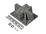 Rooftop Support | Saddle Pipe Support with Strut and Hardware | Rooftop Block Stand with Pipe Cradle