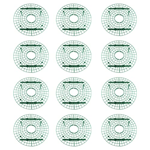 12 Pezzi Stand di Fragole Rastrelliera per Fragole Supporto da Giardino per Colonne di Vite Rastrelliera per Piantare Supporto per Fragole Mensole Mensole Metallo Plastica Reticolo