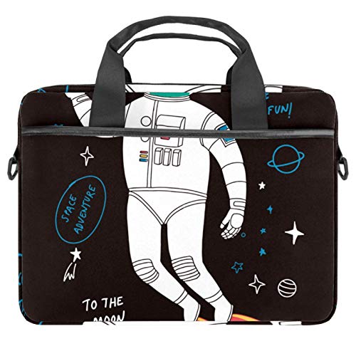 Sac ordinateur portable 14 pouces dinosaure astronaute pour fac et bureau
