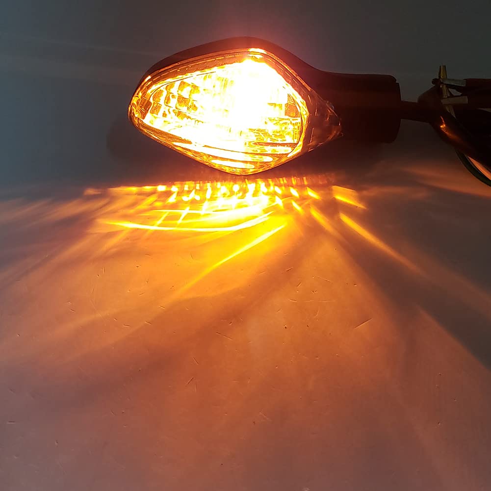 Cnniko2 Blinker Turn Signal Light Lamps Indicator ABS Clear For