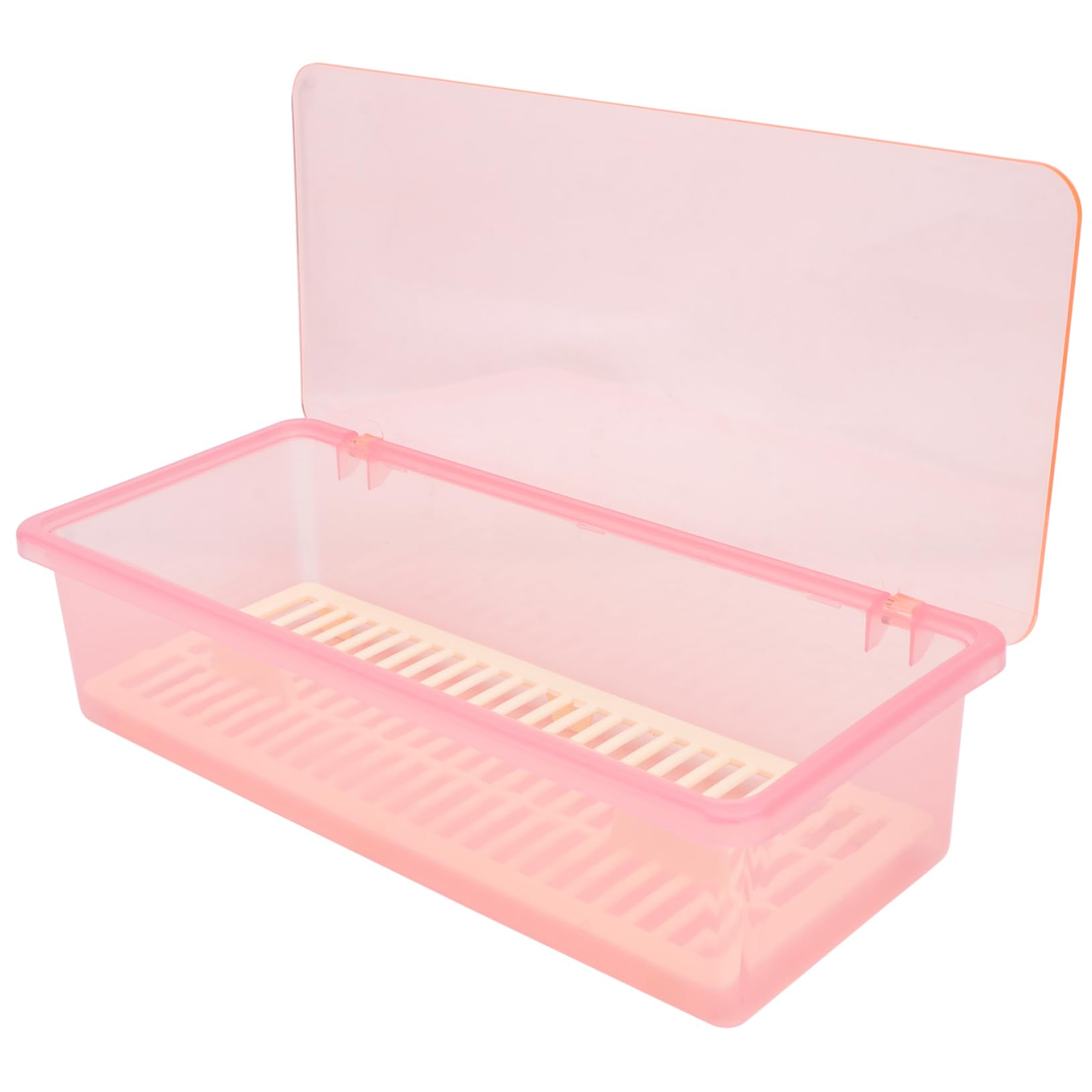 Cabilock Besteck-Organizer Mit Deckel | Transparent | 28x13x7 Cm | Für Schublade