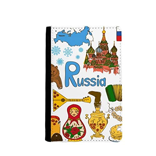 Housse de carte et passeport Russie en finition premium pour voyageurs