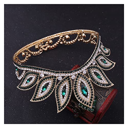 Diadema de reina con cristales para cabello de comunión y novias