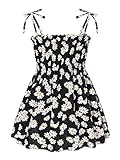 Toddler Kids Baby Girl Summer Dress Floral Ruffle Suspender Casual Dresses Backless A-line Princess...