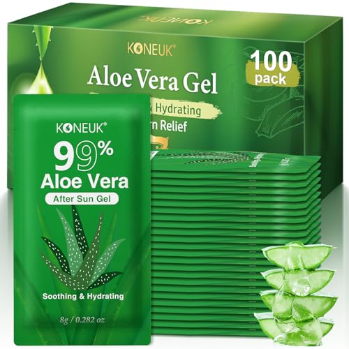 100 Pack Bulk Aloe Vera Gel