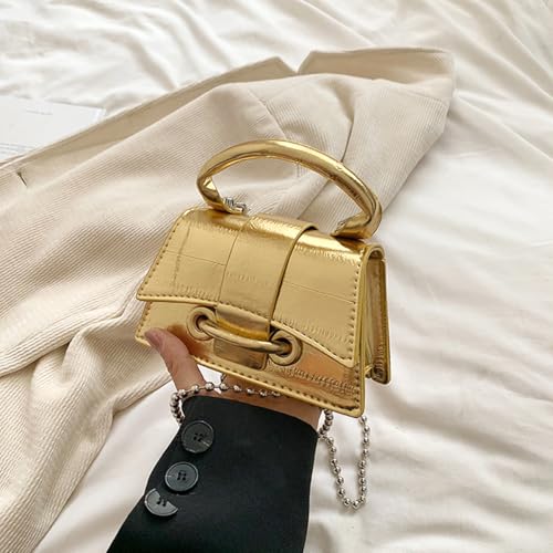 Image of Mini Purses for Women Y2K Purses Top Handle Crossbody Bag Clutch Shoulder Handbag for Cocktail Party Prom Wedding