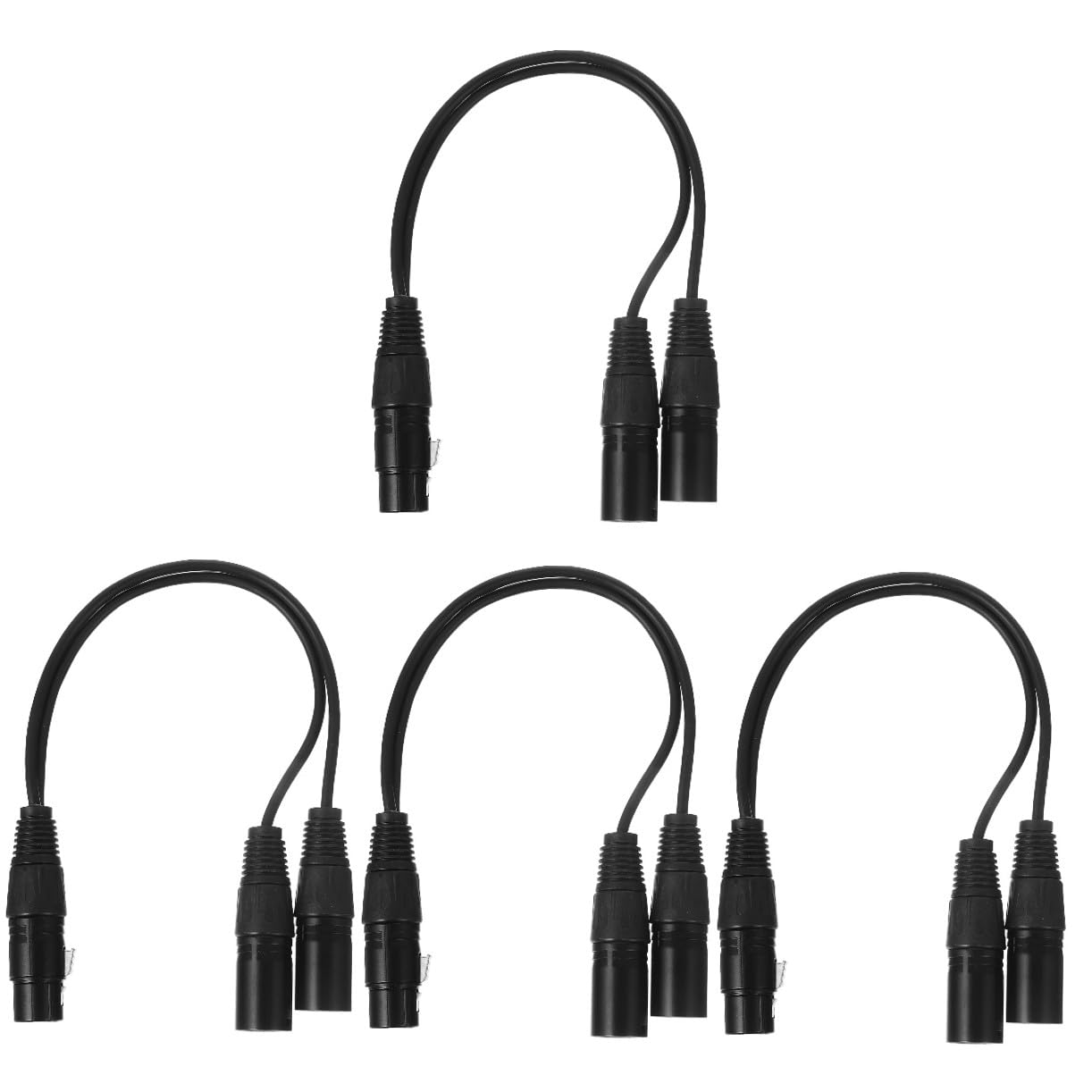 DOITOOL 4 Stück 1 Audio Adapterkabel Doppel Kopfhörer Extender Stereo Mikrofon Audiokabel Kopfhörer Drahtverlängerung Für Kinder kabel Splitter Pin