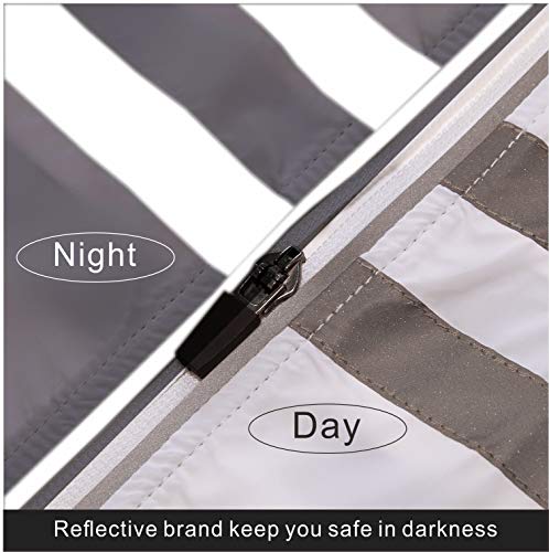 Image of bpbtti Men's Hi-Viz Safety Running Cycling Vest Sleeveless Windbreaker vests- Windproof and Reflective