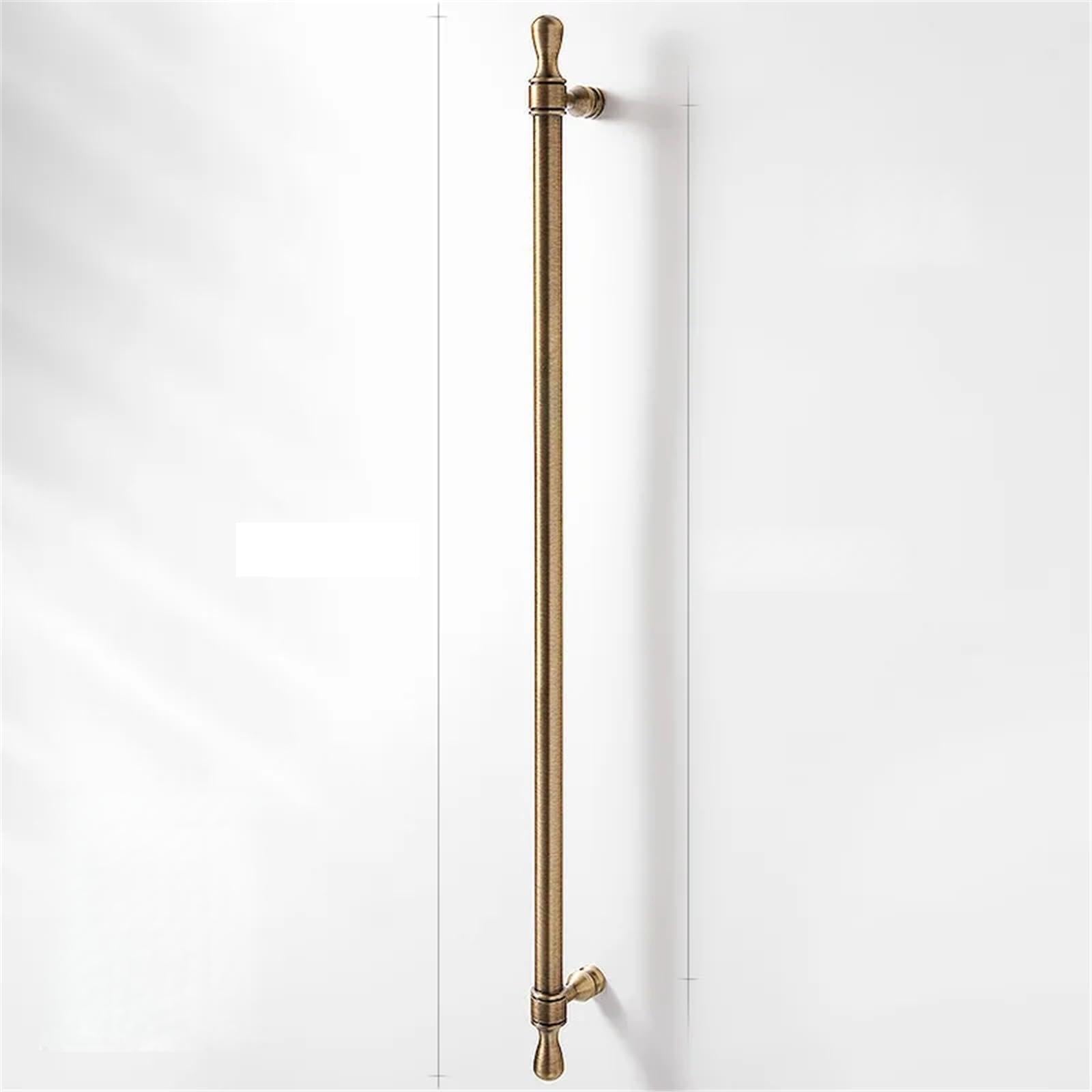 Kdhcvkz Ht7527-320Mm 1Pcs Brass Cabinet Handle–Antique Kitchen Wardrobe Pulls Round Single-Hole Drawe And Shoe Rack Knob(Ht7527-320Mm)