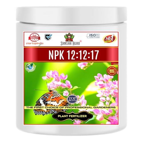 Sansar Agro® NPK 12:12:17 Fertilizer for Plants (900 gm)