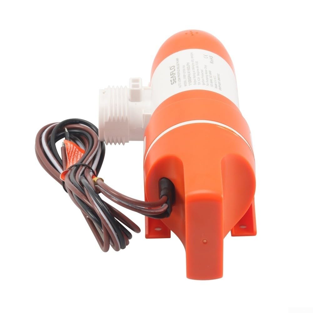 Pompa di sentina automatica 12V DC 1100GPH Pompa sommergibile marina per barca da pesca Cruiser con kit di uscita
