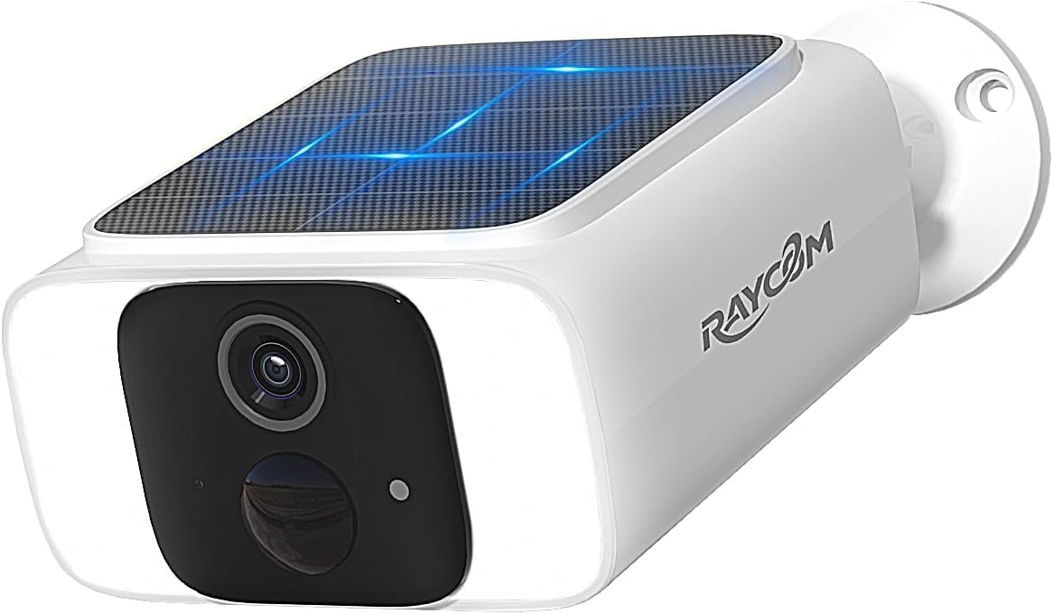 Solar Security Cameras Wireless Outdoor 2.4G&5G, 2.5K WiFi Outdoor Cameras for Home Security with Embedded Solar Panel, AI Motion Detection & Siren Alarm, Color Night Vision, 2-Way Talk, Waterproof