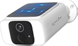 Solar Security Cameras Wireless Outdoor 2.4G&5G, 2.5K WiFi Outdoor Cameras for Home Security with Embedded Solar Panel, AI Motion Detection & Siren Alarm, Color Night Vision, 2-Way Talk, Waterproof
