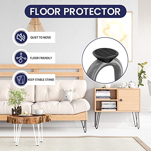 image for SMARTSTANDARD 16 Inch Heavy Duty Hairpin Furniture Legs, Metal Home DI