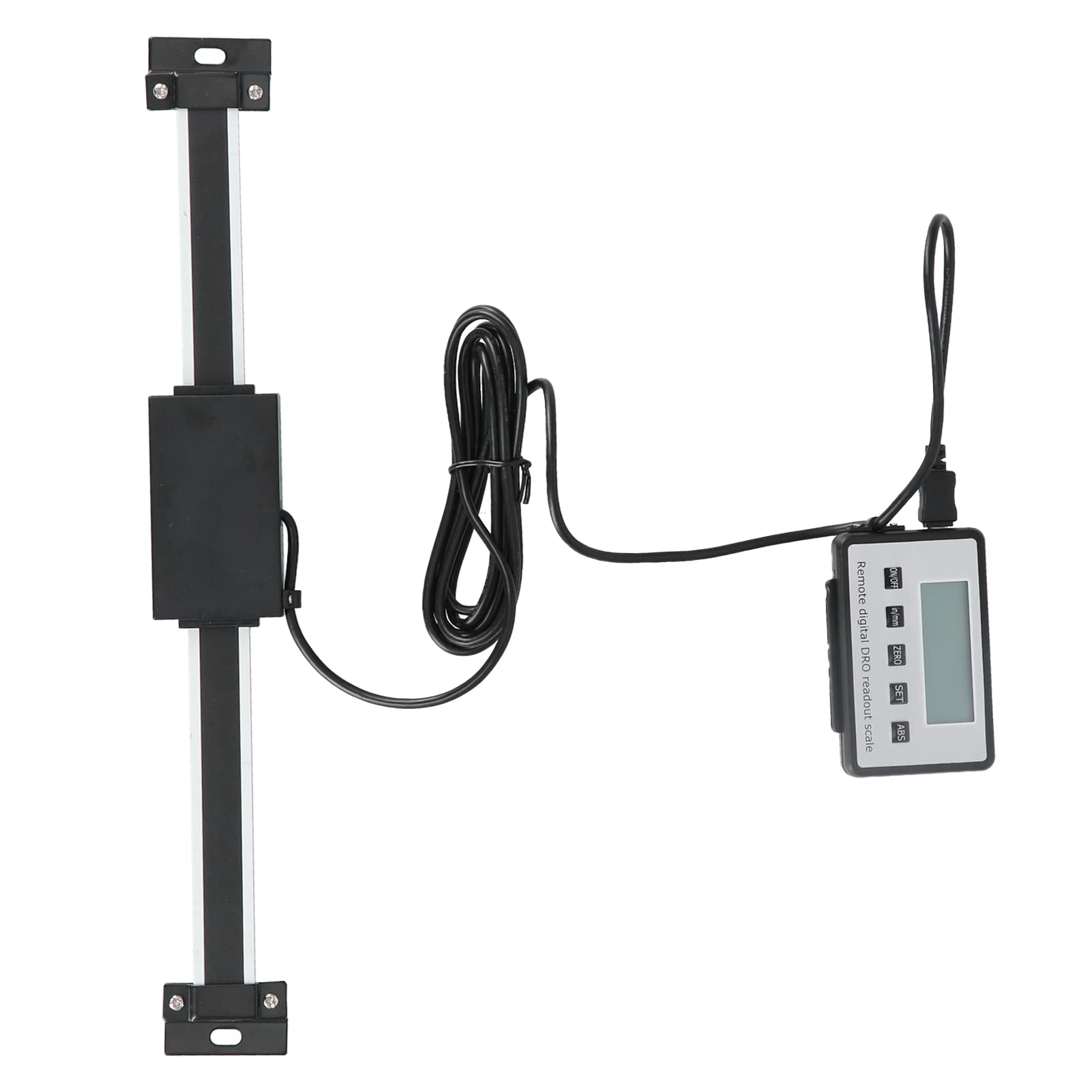Escala lineal de lectura digital Regla de pantalla LCD de alta precisión con respaldo magnético fuerte para tornos y fresadoras Construcción de aleación de aluminio de acero (0-200 mm)