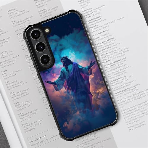 Coque Samsung S23 Plus Jésus antichoc rigide design coloré PC