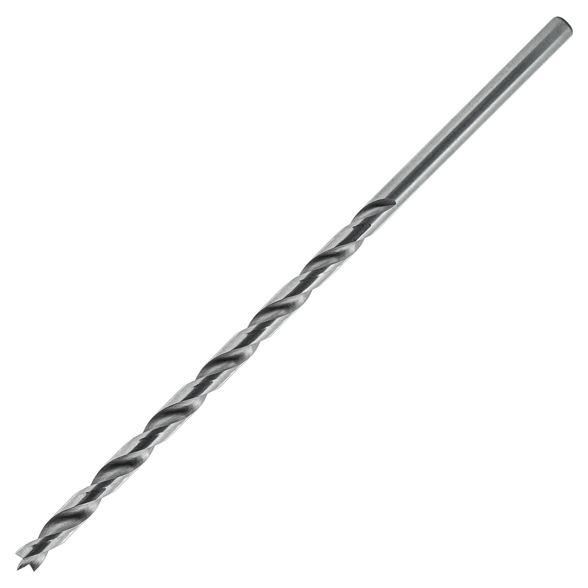 ENT 50405 Punta a torsione per legno Ø 5 mm, extra lunga 150 mm, Acciaio ad alta velocità, con punta centrale e bordo pretagliato, D 5 x NL 100 x GL 150 mm, codolo cilindrico