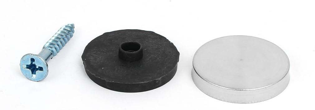 Glass Table Quality Parts 304 Stainless Steel Mirror Screws Cap Cover Nails 22mm Dia 80PCS Model:71as45qo226