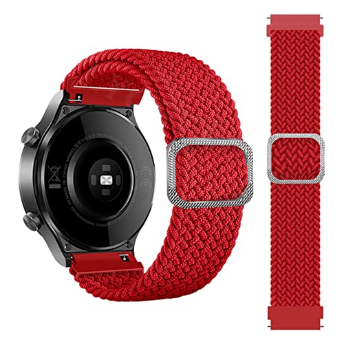 Bracelet tressé montre Garmin Vivoactive 3 Forerunner 245 nylon élastique agate 20mm 22mm