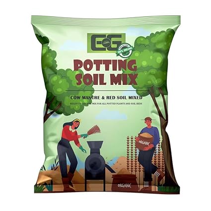 EG ELAMGREEN Potting Soil Plus for Plants with Plant Manure for Home Garden, Potting Soil Mix for Plants (5, Kilograms)