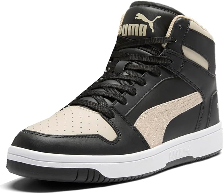 Shoes Puma High Tops Mens Denim Rebound Street V2 Mid-Top Lace-Up