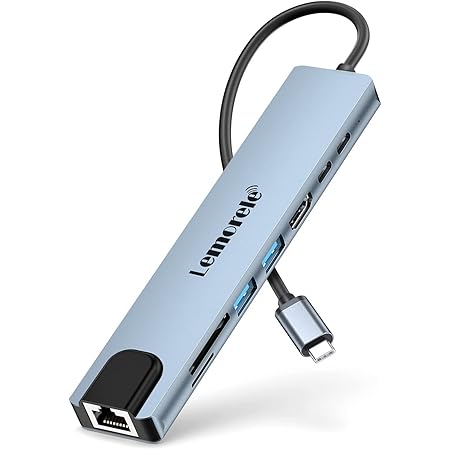Hub USB-C Multiporta Con Ethernet – Adattatore Per MacBook Pro/Air, IPad Pro