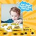 Restroma 16 Pcs Mini School Bus Bright Yellow Toy Car Small School Bus Toy Bulk for Kids Boys Girls Birthday Gifts Classroom Rewards, 4 Styles