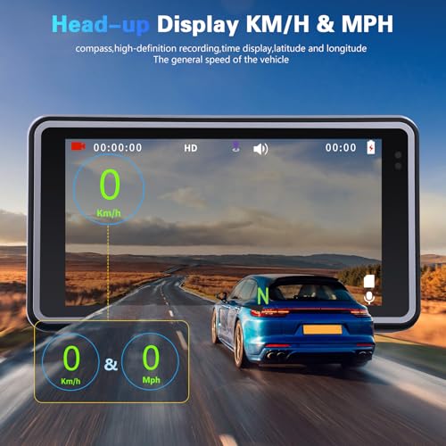 Dash Cam 1080P WiFi avec enregistrement en boucle et capteur G-Sensor