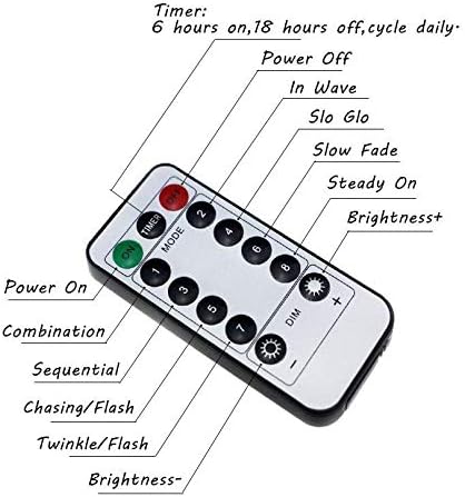 Miniatura 7 de Luces remotas de alambre de cobre de fuegos artificiales, 4 conexiones en total 480 luces LED en forma de explosión de estrellas, luces parpadeantes