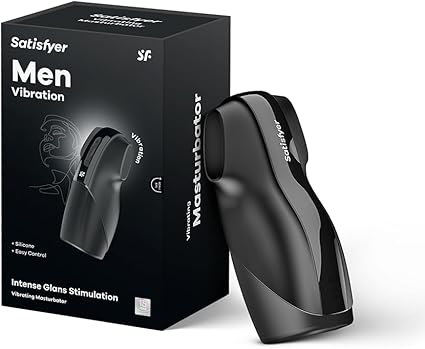 Satisfyer Men Vibration | Masturbador masculino para hombres | Juguete sexual realista | Masturbador extremo para el pene | Vibrador impermeable para el pene | Sextoy recargable | Estimulador intenso