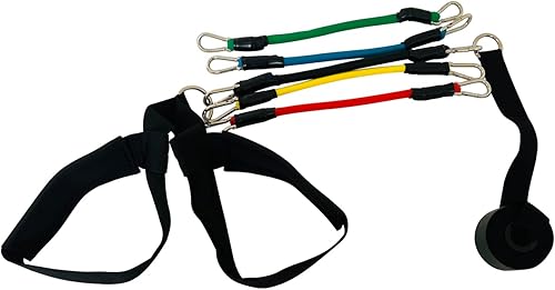 Miniatura 3 de Correa de entrenamiento flexor de cadera | Juego de correas de entrenamiento de banda de resistencia a sentadillas inversa | Bandas de resistencia y