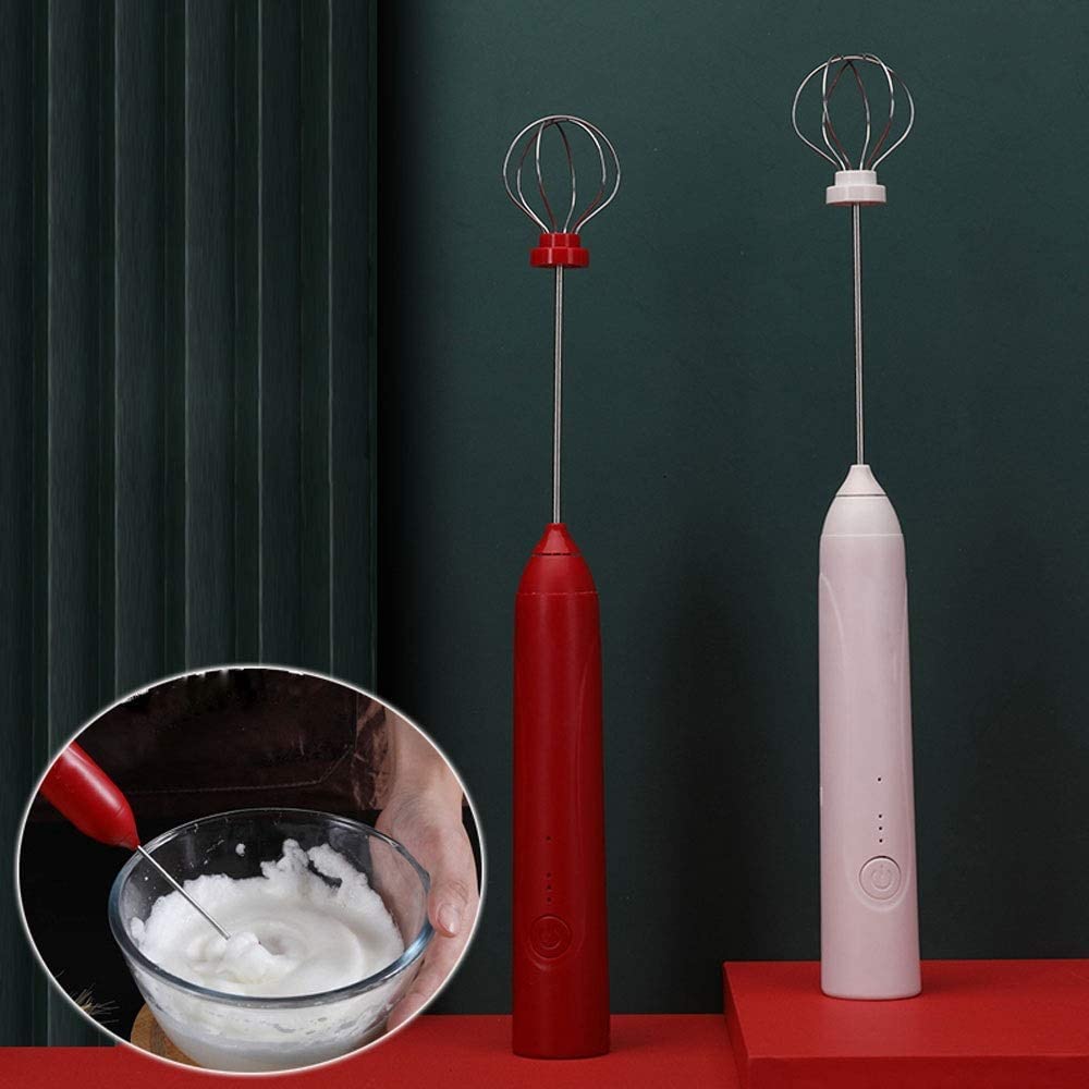 Batidor de Huevos, batidor eléctrico para el hogar, Varilla batidora, Clara de Huevo cremosa para Hornear, Mini batidor Manual inalámbrico